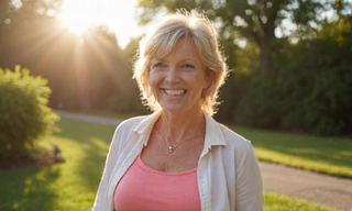 Sarah M. after her transformation